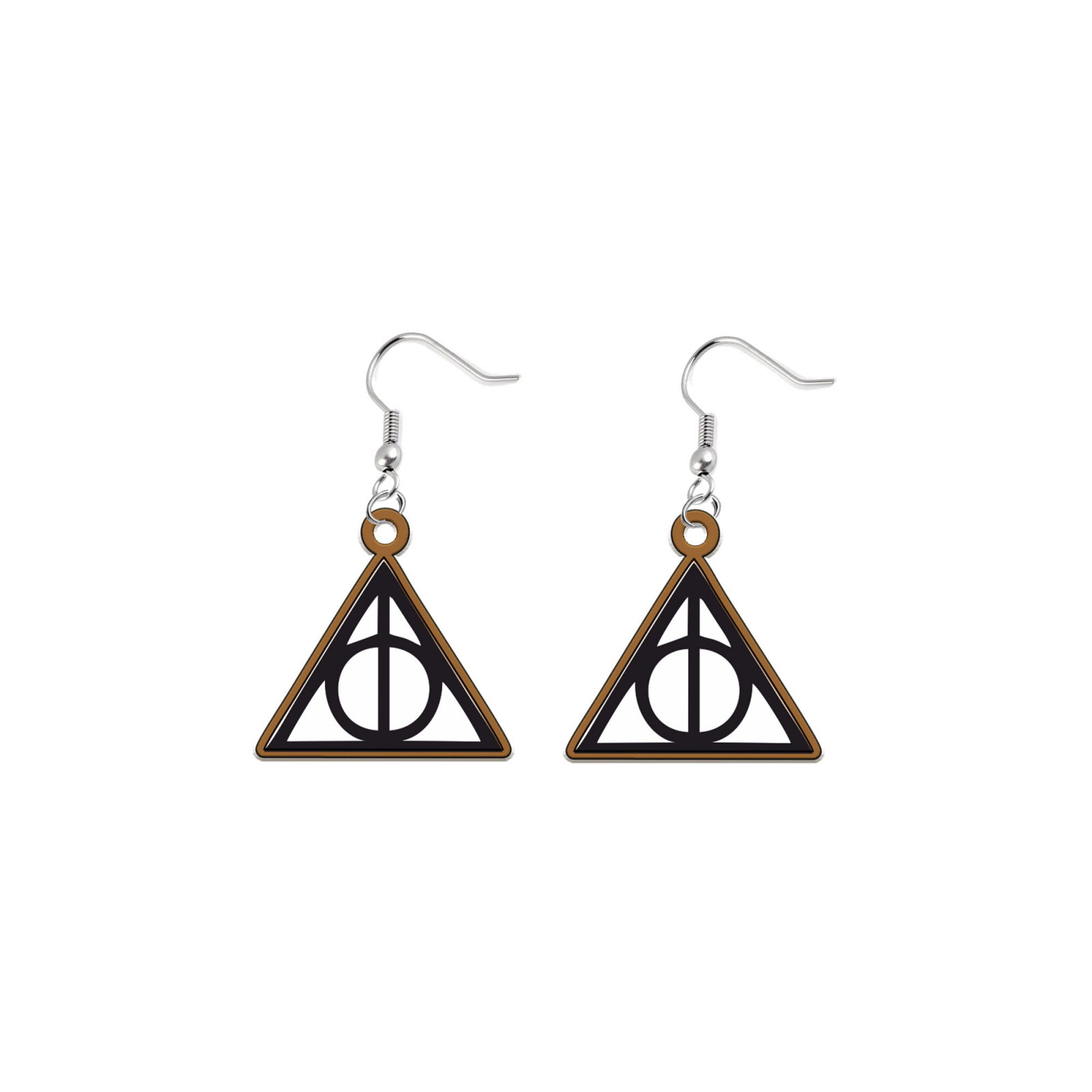 Cercei handmade Harry Potter cu tortite de otel inoxidabil, 30 mm
