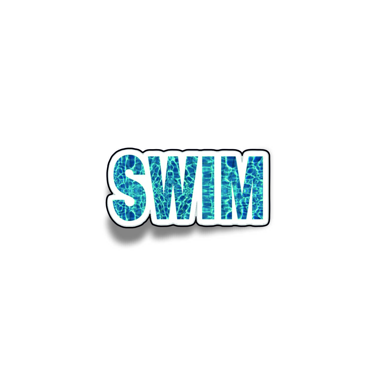 Insigna personalizata cu brosa Swim multicolor