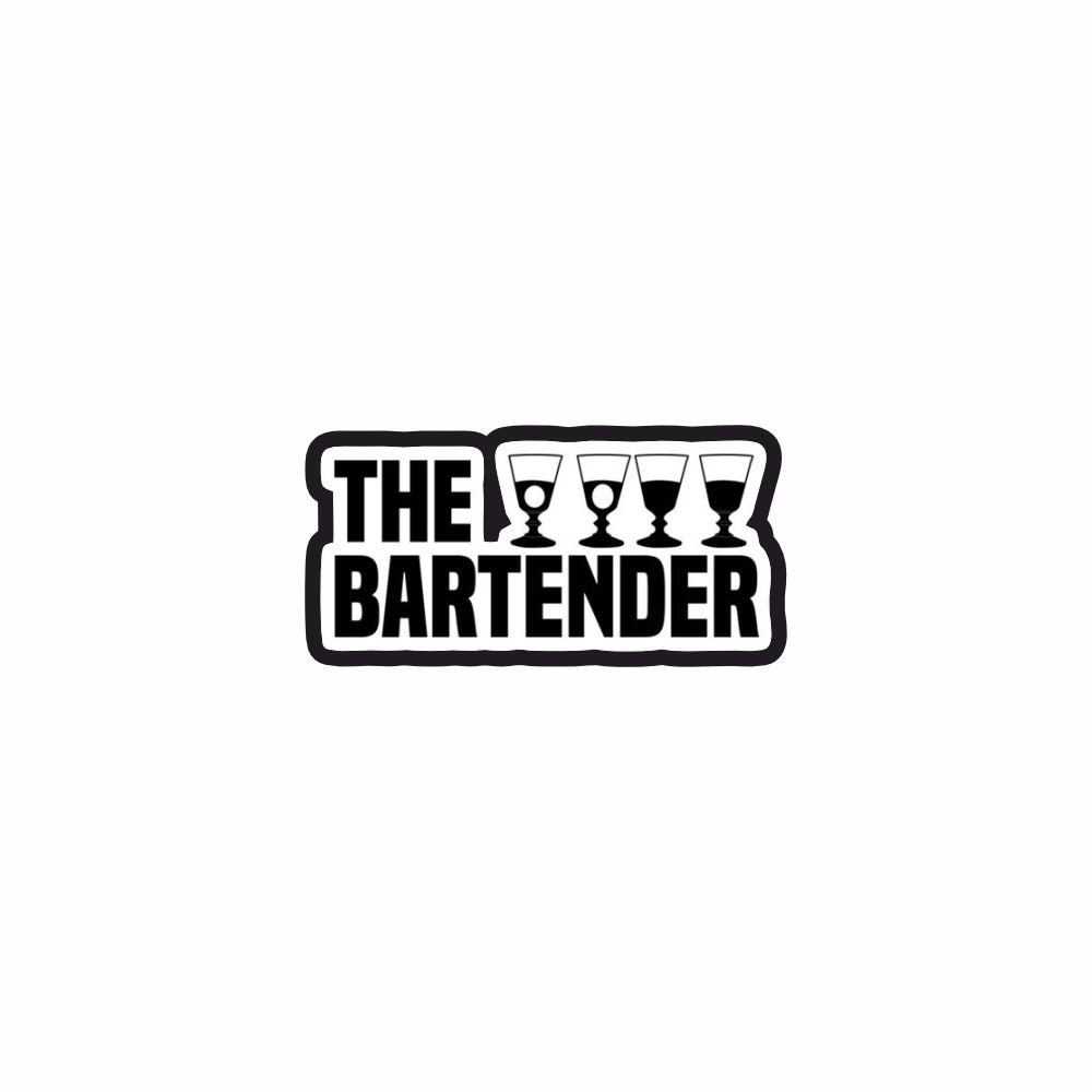 Insigna personalizata cu brosa The bartender