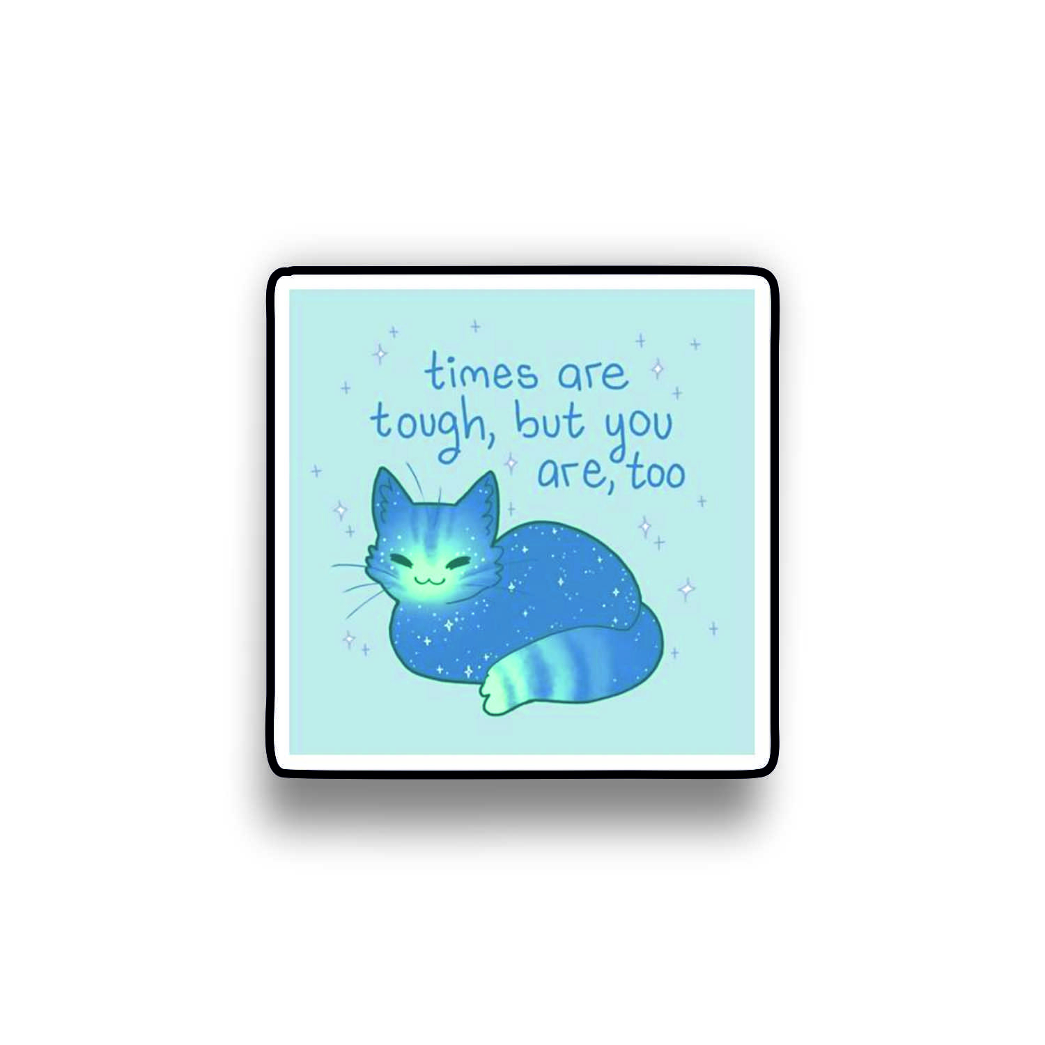 Insigna personalizata cu brosa Times are tough but so are you