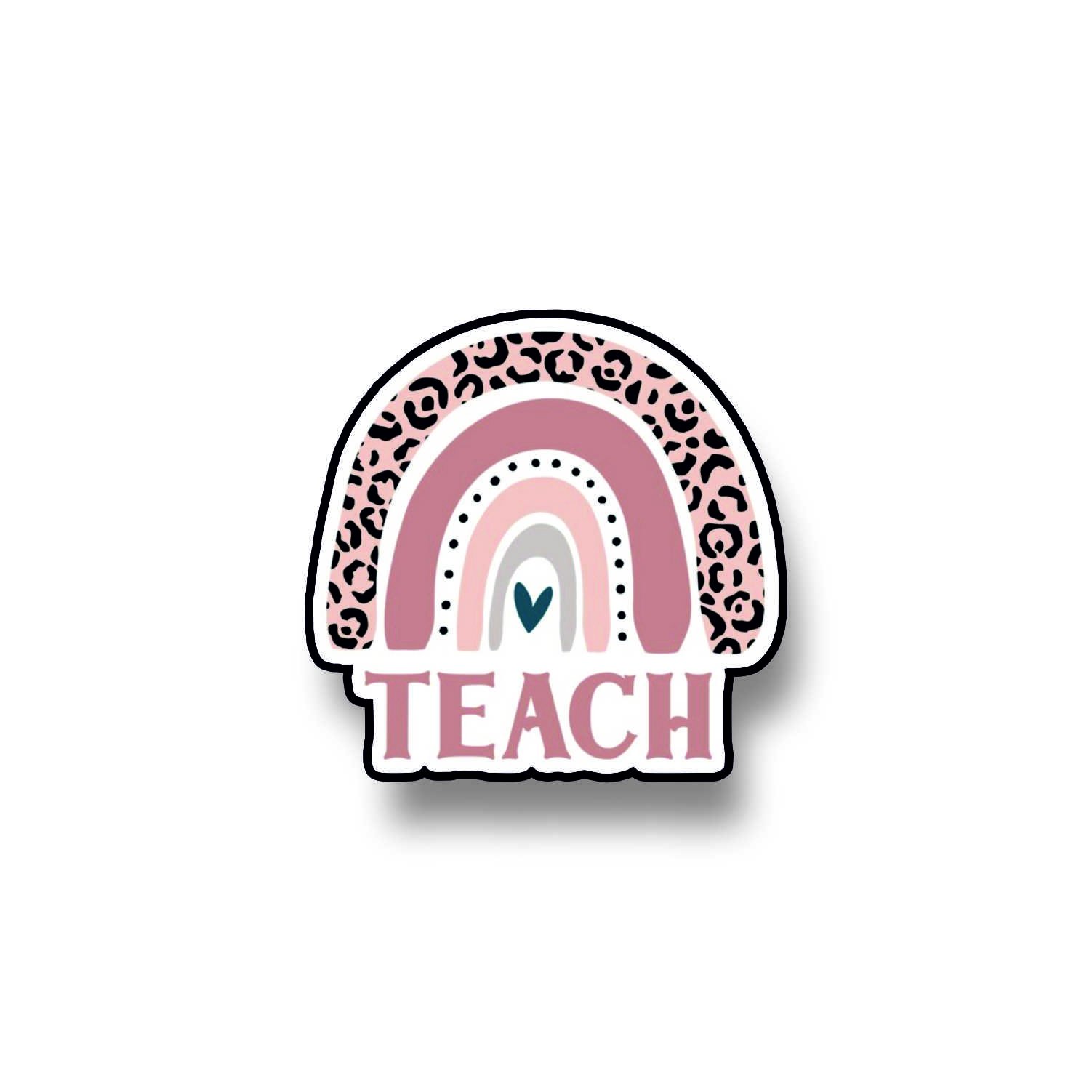 Insigna personalizata cu brosa Teach rainbow