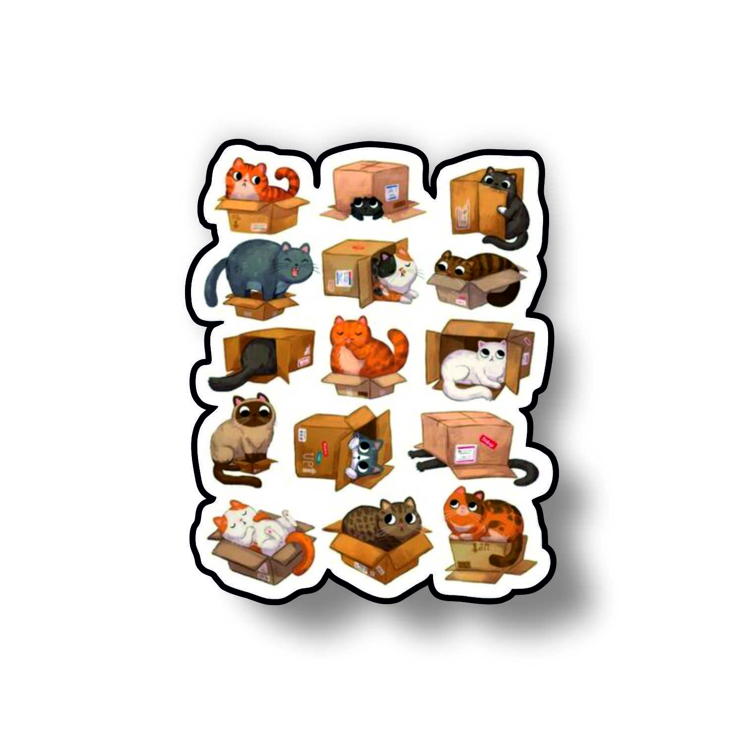 Insigna personalizata cu brosa Cats in boxes