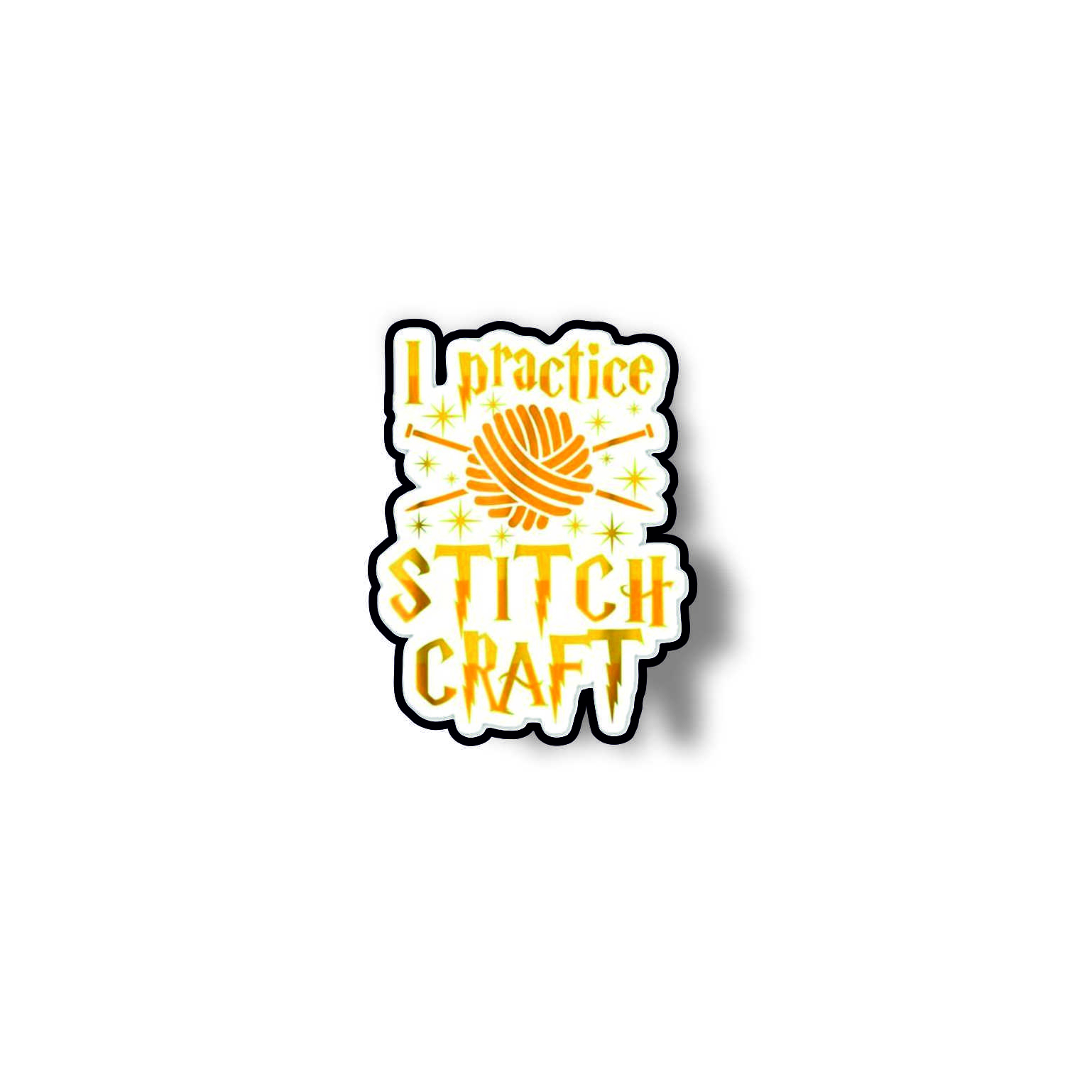 Insigna personalizata cu brosa I practice stitch craft