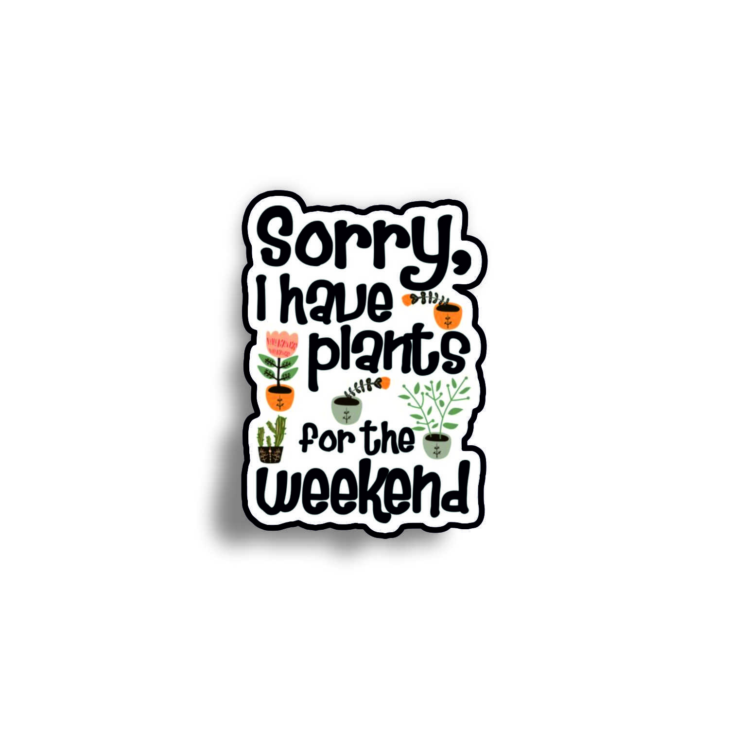 Insigna personalizata cu brosa Sorry I have plants