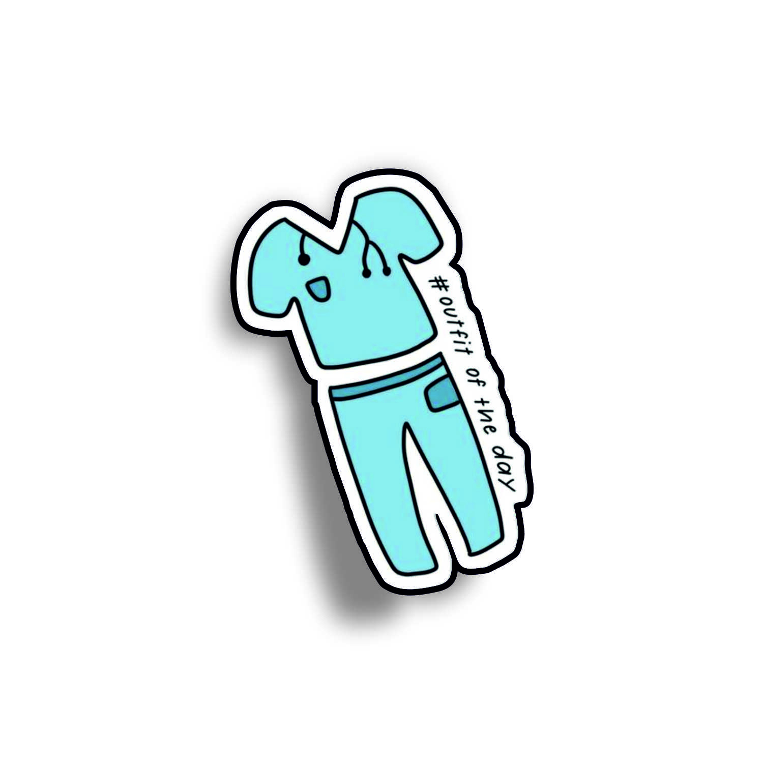 Insigna personalizata cu brosa Outfit of the day