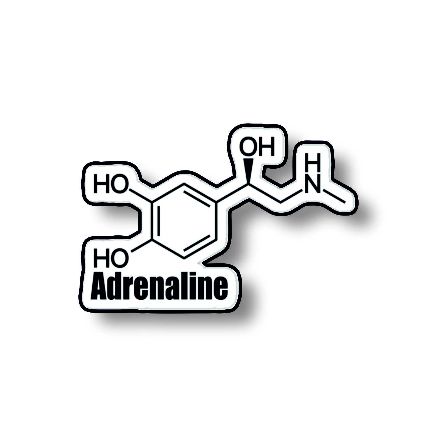 Insigna personalizata cu brosa Adrenaline