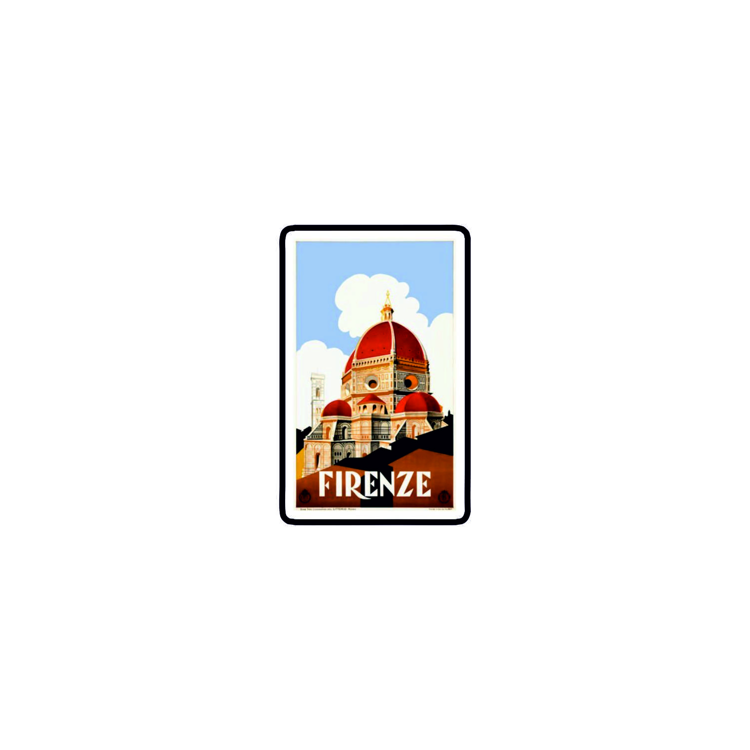 Insigna personalizata cu brosa Firenze