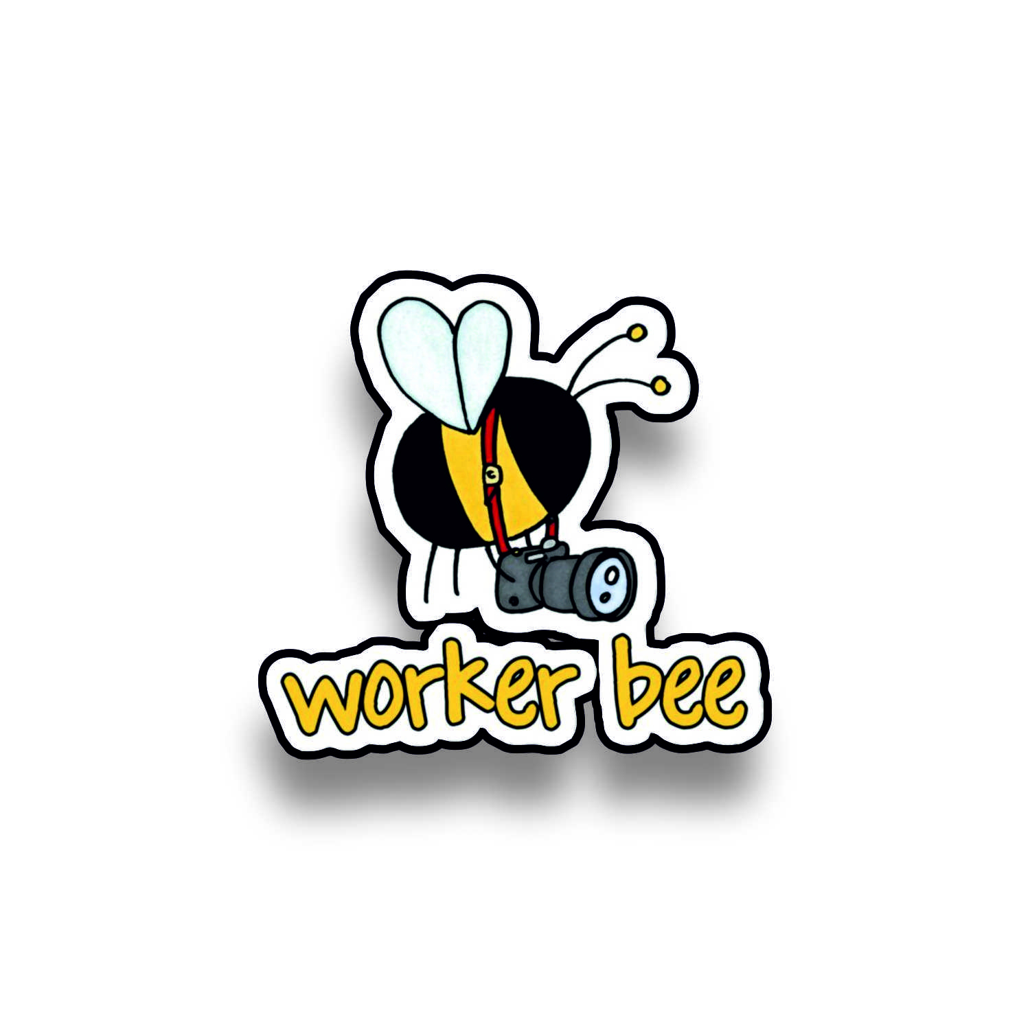Insigna personalizata cu brosa Worker bee