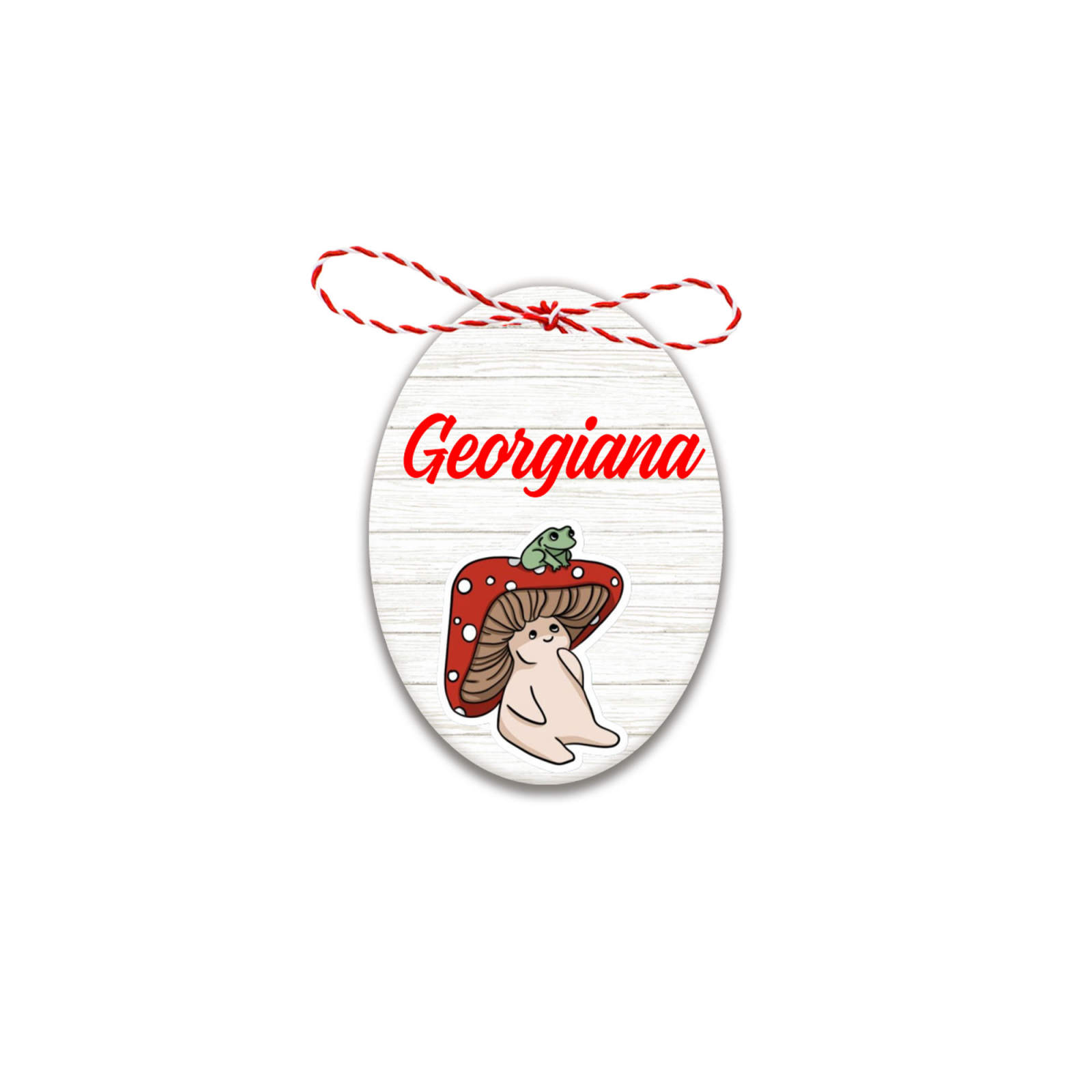 Martisor handmade cu nume ciuperca