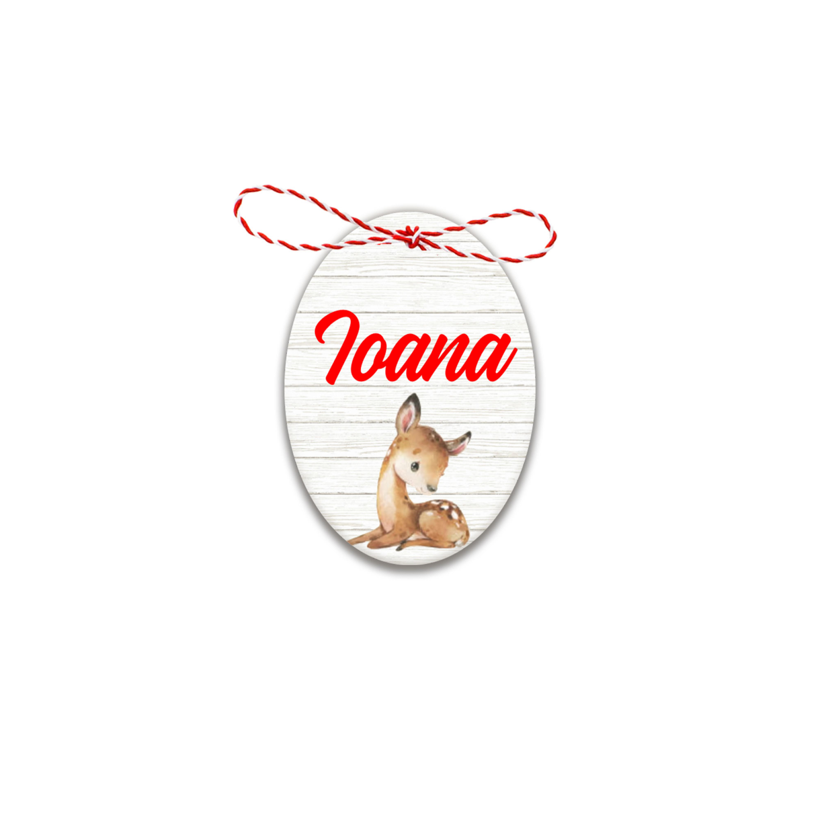 Martisor handmade cu nume caprioara