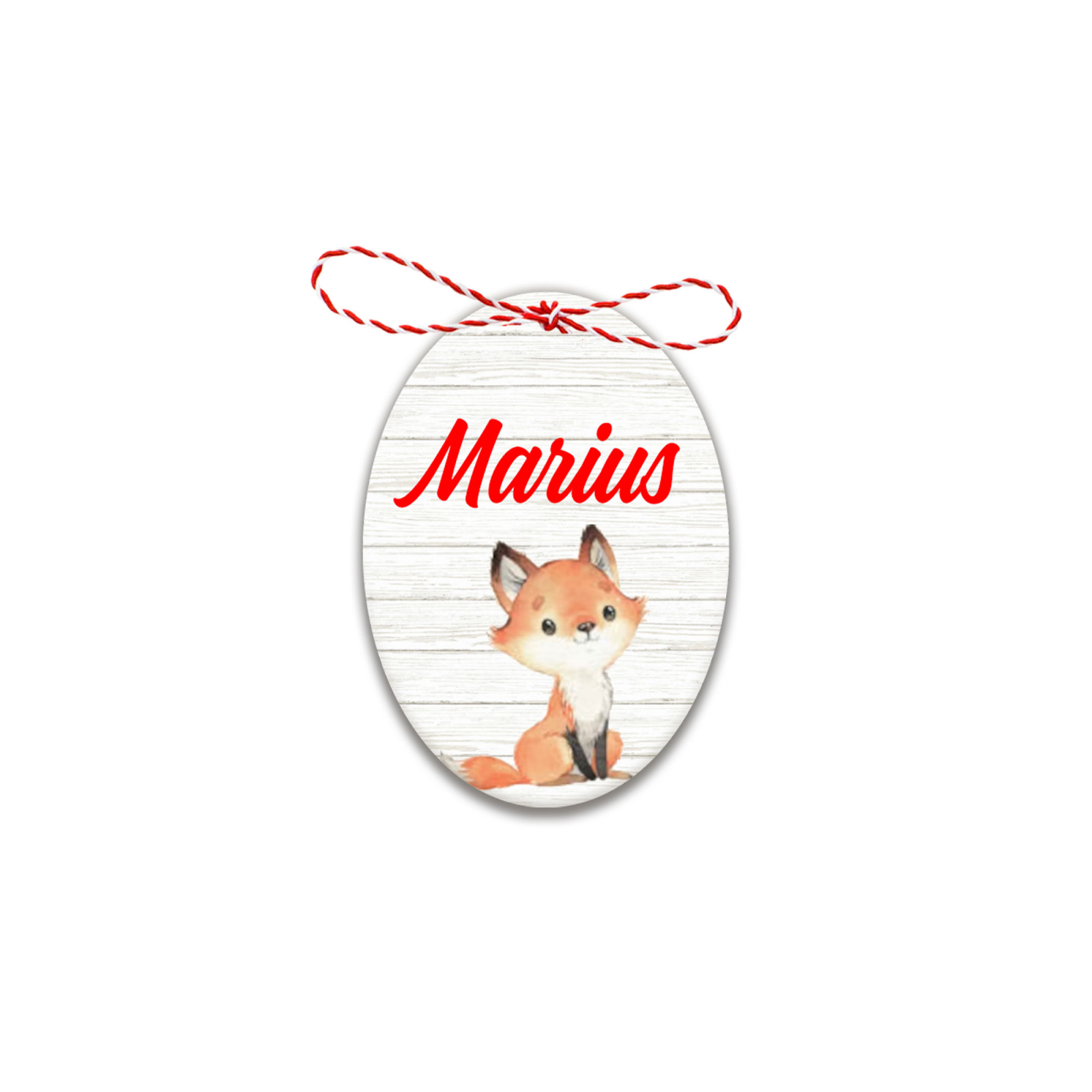 Martisor handmade cu nume vulpe