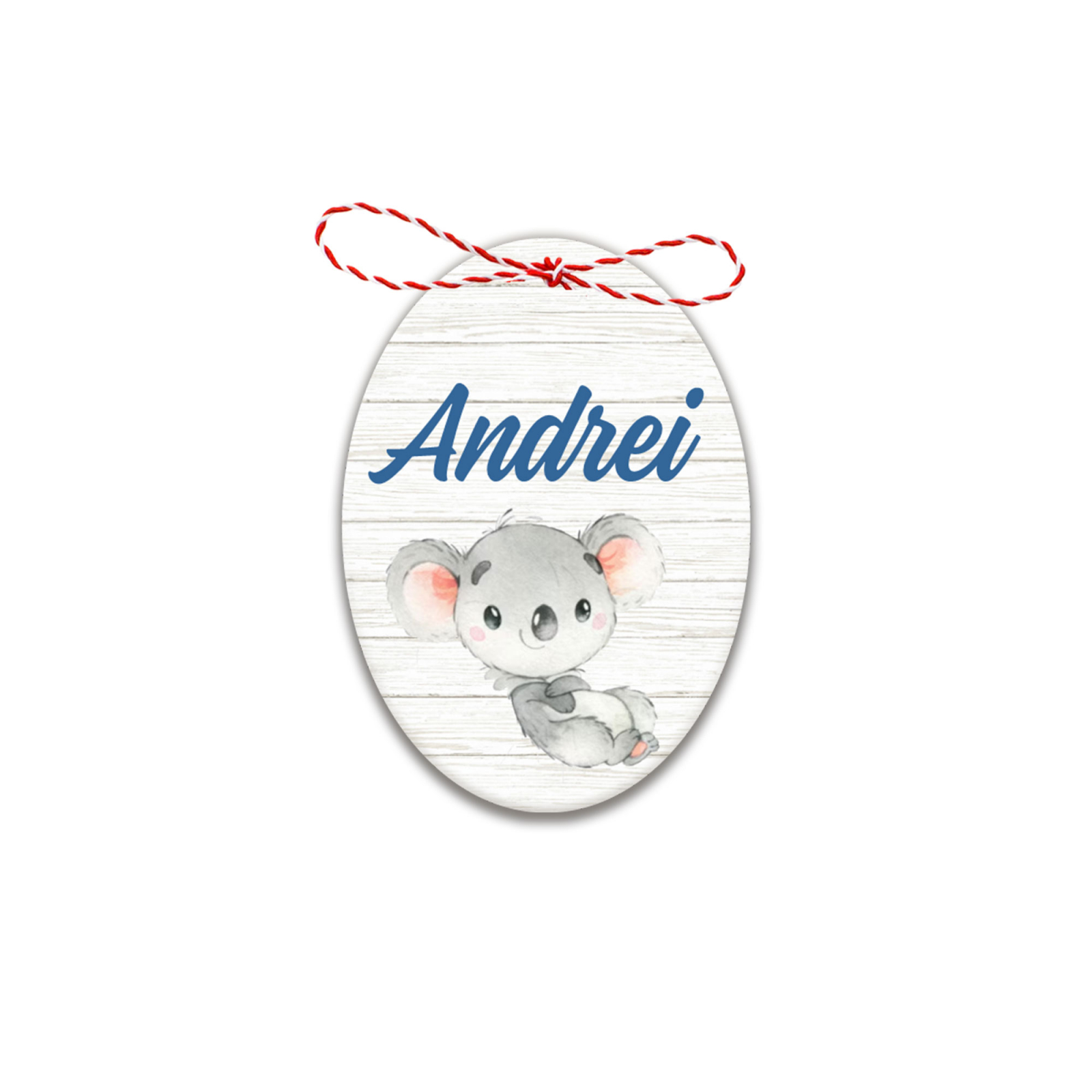 Martisor handmade cu nume urs koala