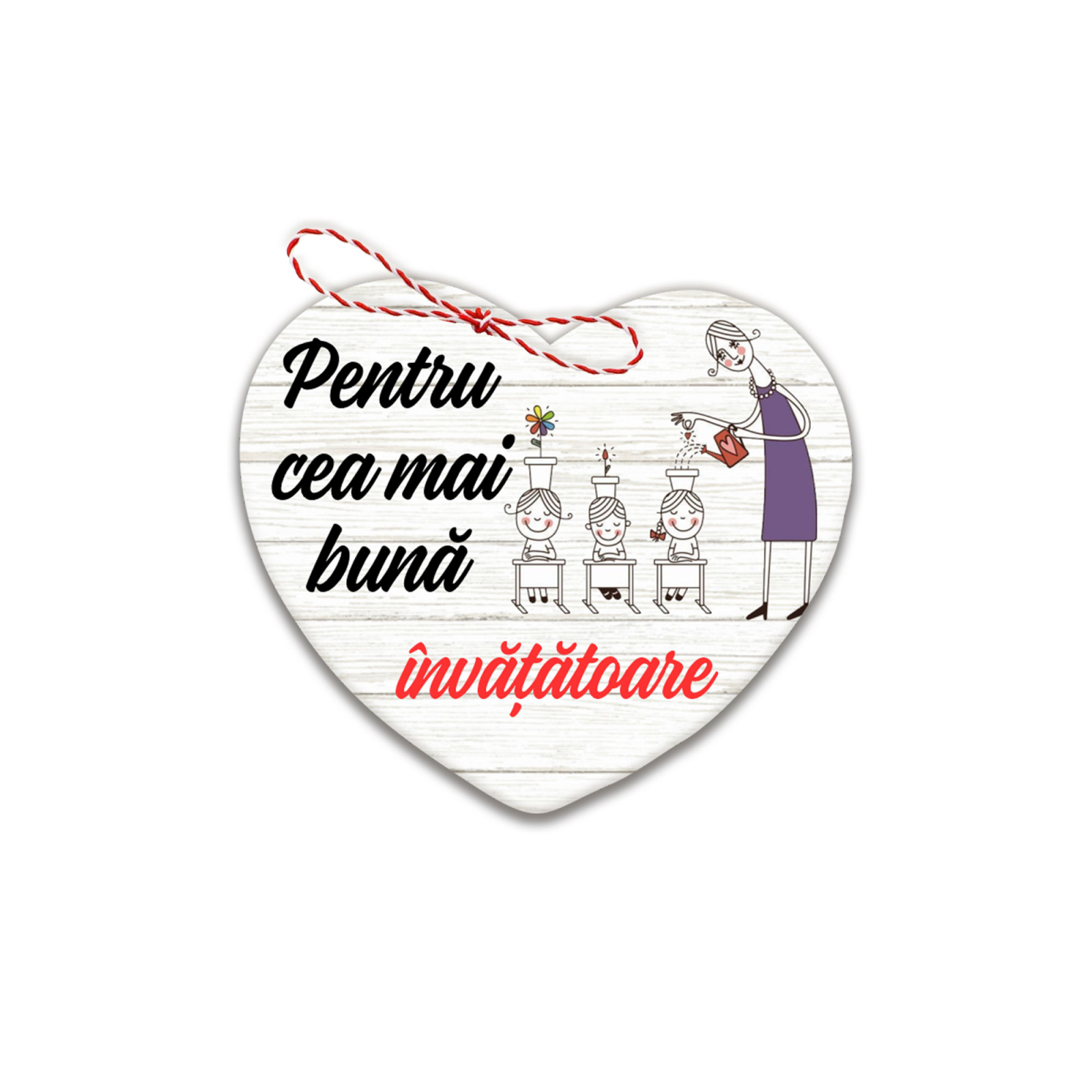 Martisor handmade pentru cea mai buna invatatoare