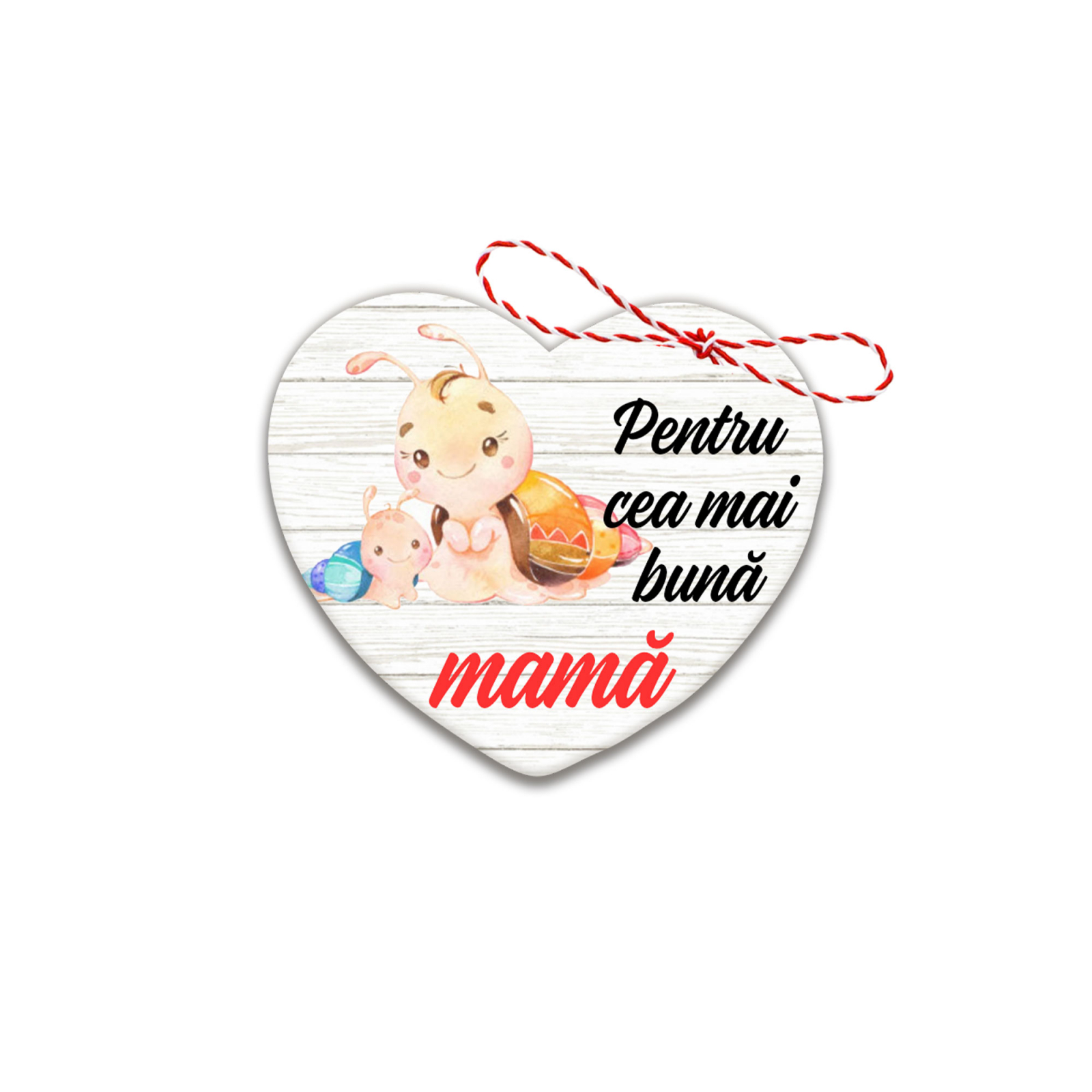 Martisor handmade pentru cea mai buna mama model melc