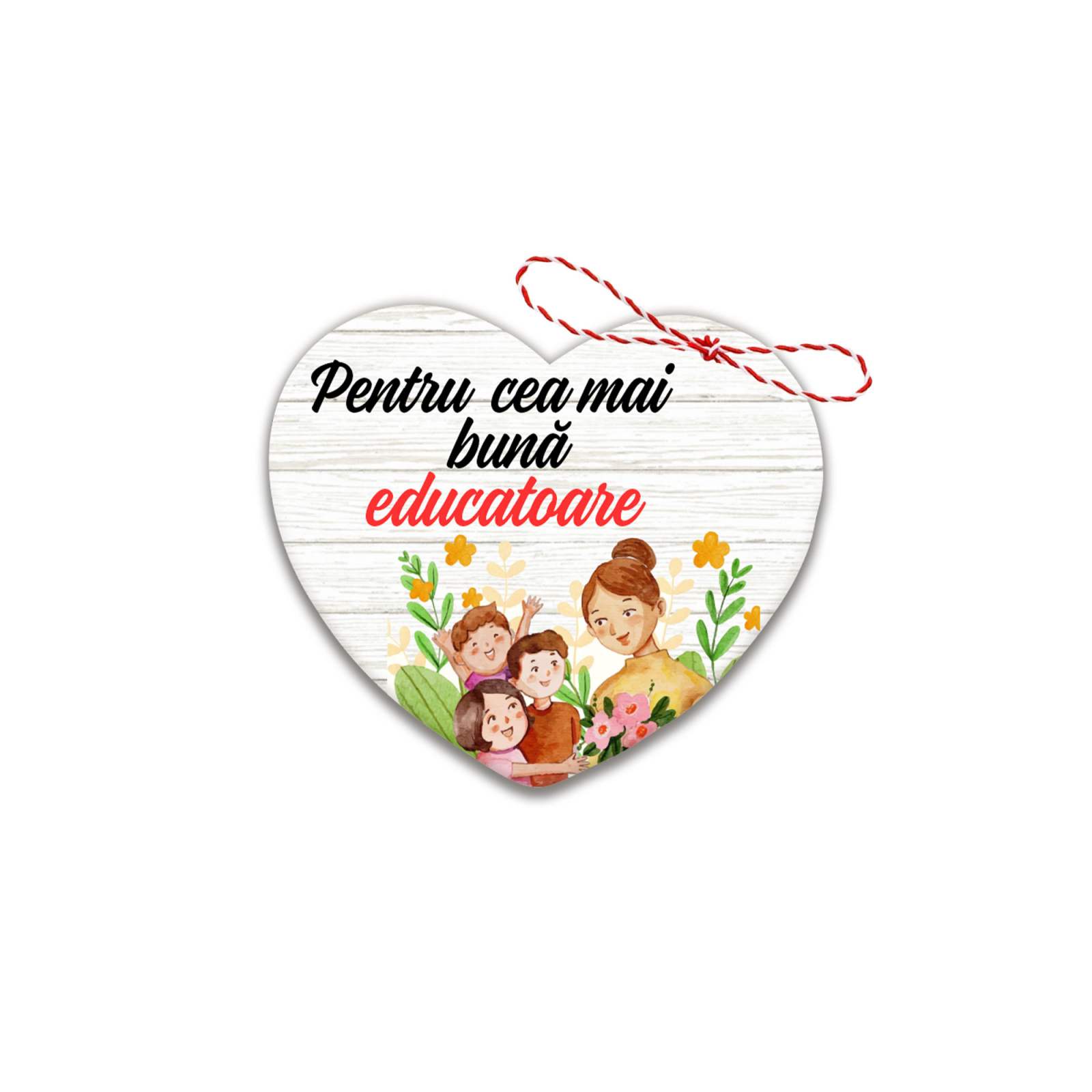 Martisor handmade pentru cea mai buna educatoare