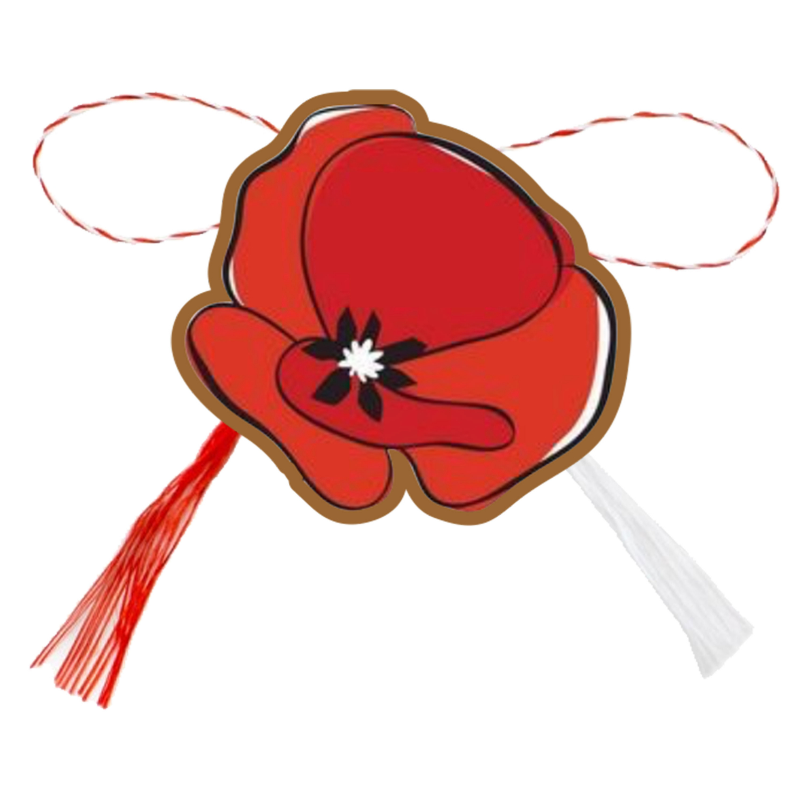 Martisor handmade cu mac