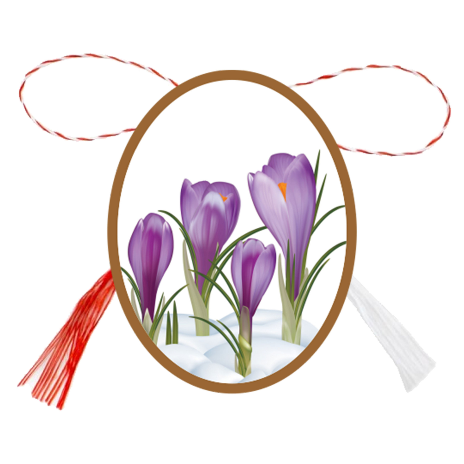 Martisor handmade cu branduse