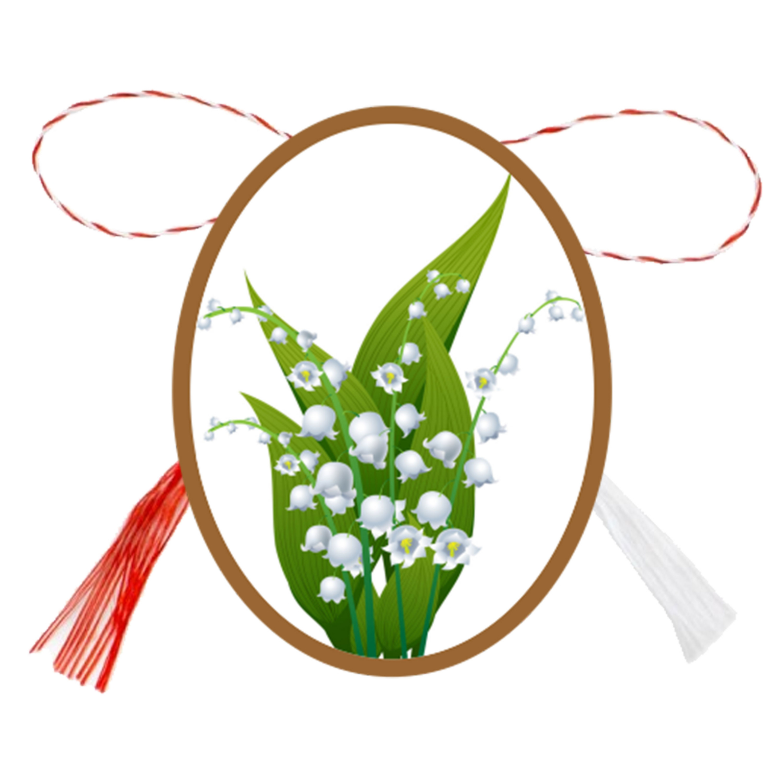 Martisor handmade cu lacrimioare