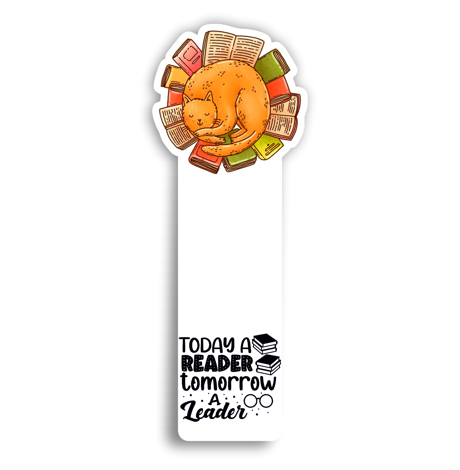 Semne de carte Cat leader, 15 cm Plastic de 0.7 mm grosime