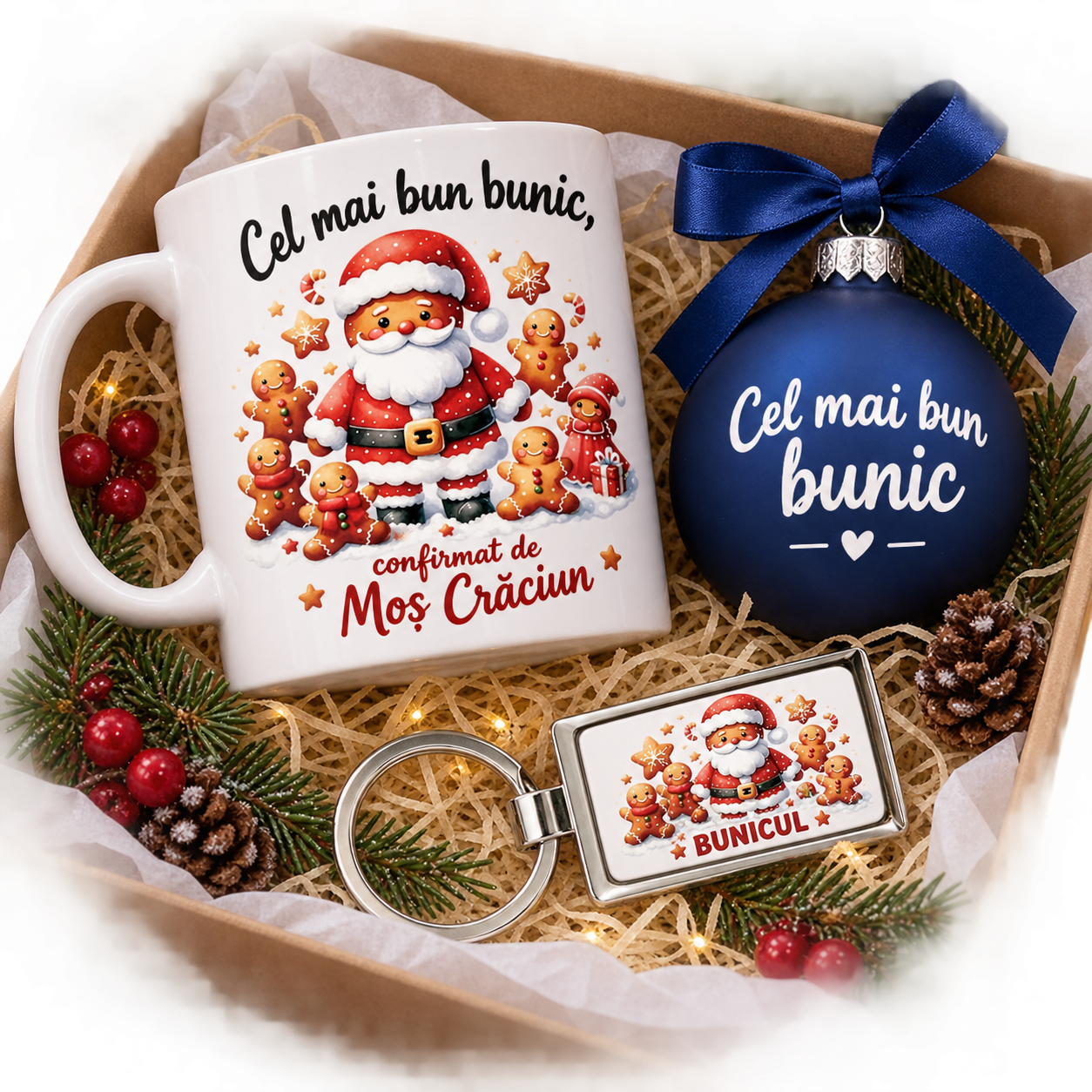 Set Cadou Craciun Cel Mai Bun Bunic
