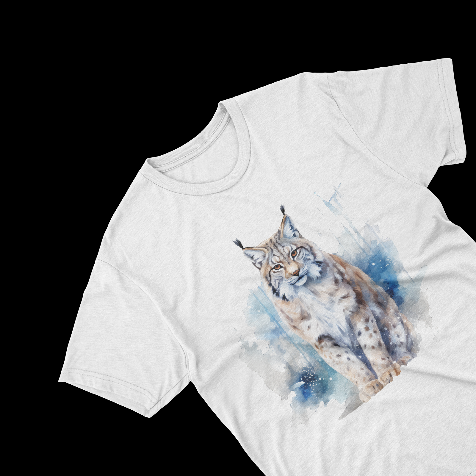 Tricouri personalizate cu poza Ras Watercolor iarna