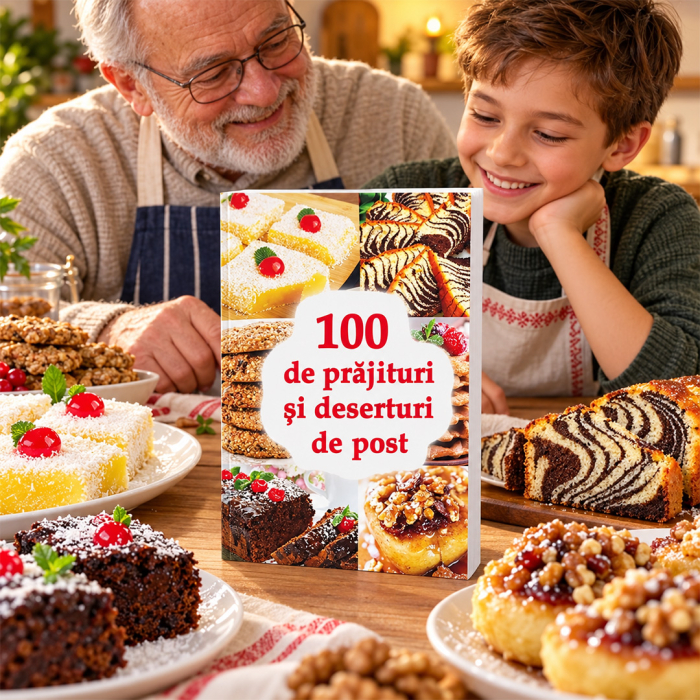 Copertă carte 100 de prăjituri și deserturi de post [6]