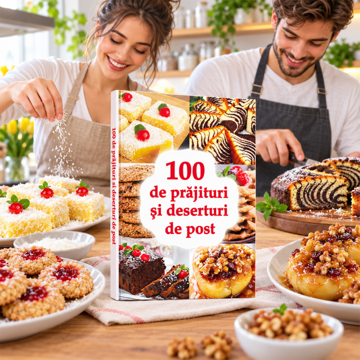 Copertă carte 100 de prăjituri și deserturi de post [4]