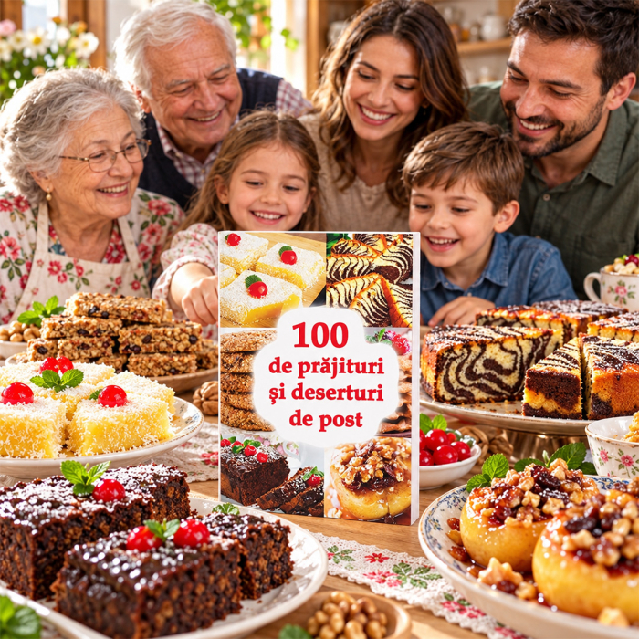 Copertă carte 100 de prăjituri și deserturi de post [21]