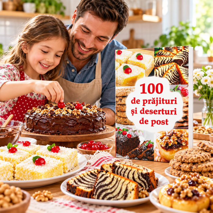 Copertă carte 100 de prăjituri și deserturi de post [19]