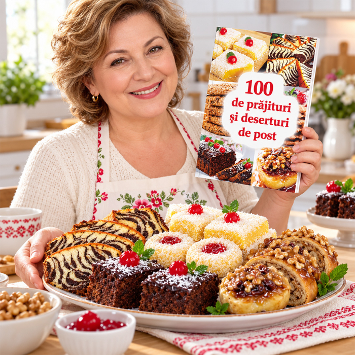 Copertă carte 100 de prăjituri și deserturi de post [8]