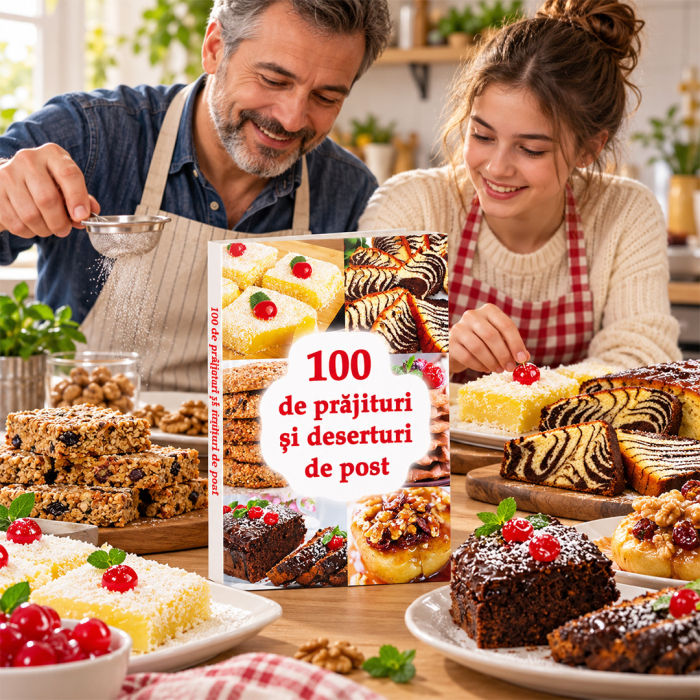 Copertă carte 100 de prăjituri și deserturi de post [9]