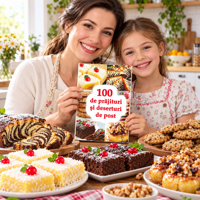 Copertă carte 100 de prăjituri și deserturi de post [17]