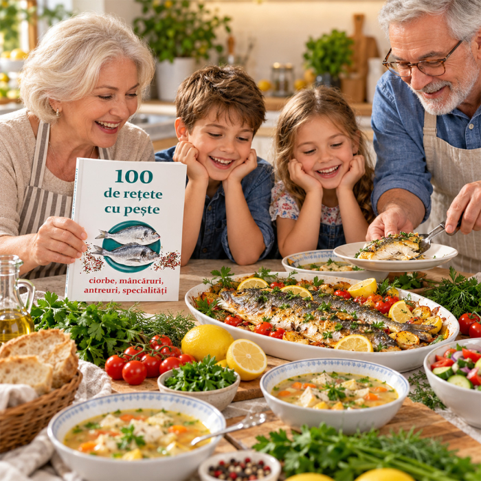 Copertă carte 100 de rețete cu pește - ciorbe, mâncăruri, antreuri, specialități [21]