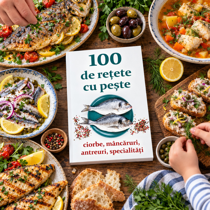 Copertă carte 100 de rețete cu pește - ciorbe, mâncăruri, antreuri, specialități [15]