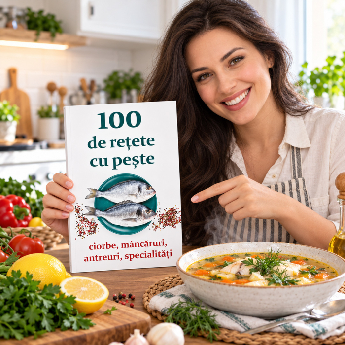 Copertă carte 100 de rețete cu pește - ciorbe, mâncăruri, antreuri, specialități [2]