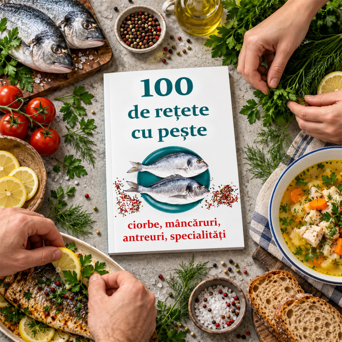 Copertă carte 100 de rețete cu pește - ciorbe, mâncăruri, antreuri, specialități [6]
