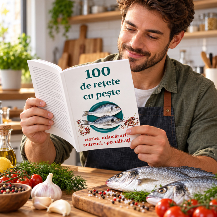 Copertă carte 100 de rețete cu pește - ciorbe, mâncăruri, antreuri, specialități [3]
