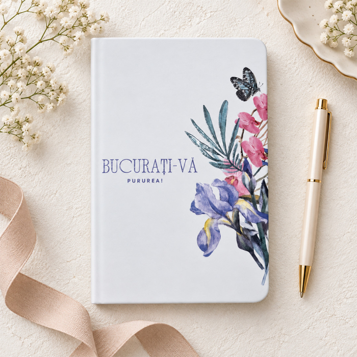 Agenda format A5 personalizata "Bucurati-va pururea!" [10]
