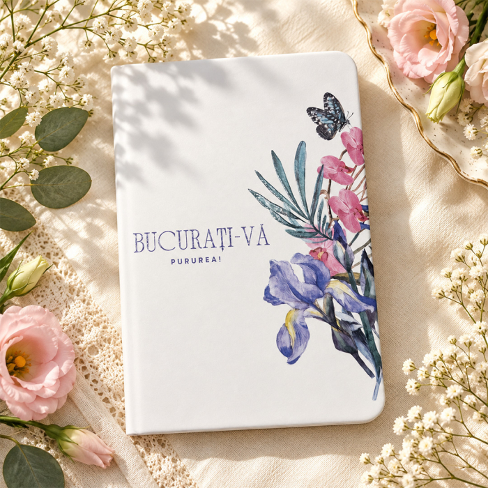 Agenda format A5 personalizata "Bucurati-va pururea!" [4]