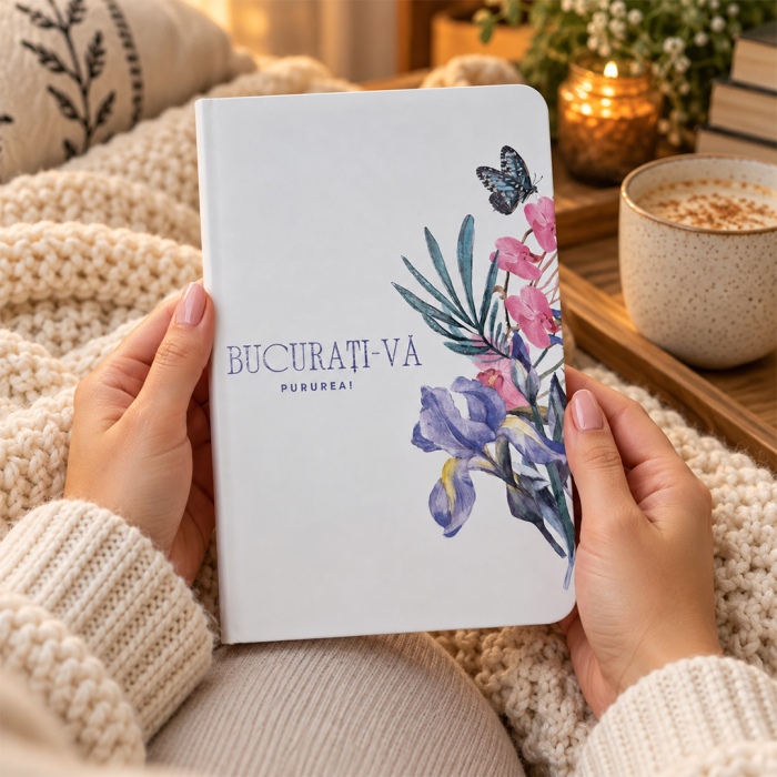 Agenda format A5 personalizata "Bucurati-va pururea!" [5]