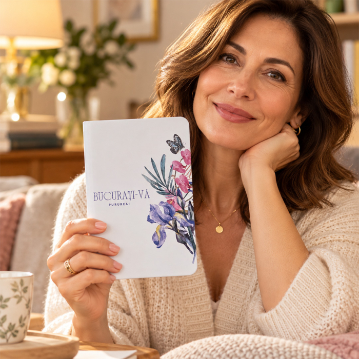 Agenda format A5 personalizata "Bucurati-va pururea!" [13]