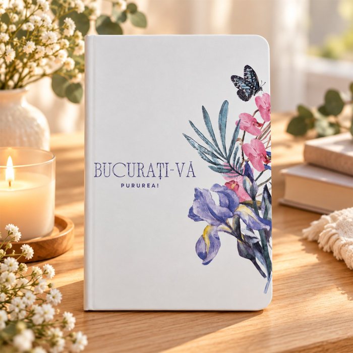 Agenda format A5 personalizata "Bucurati-va pururea!" [7]