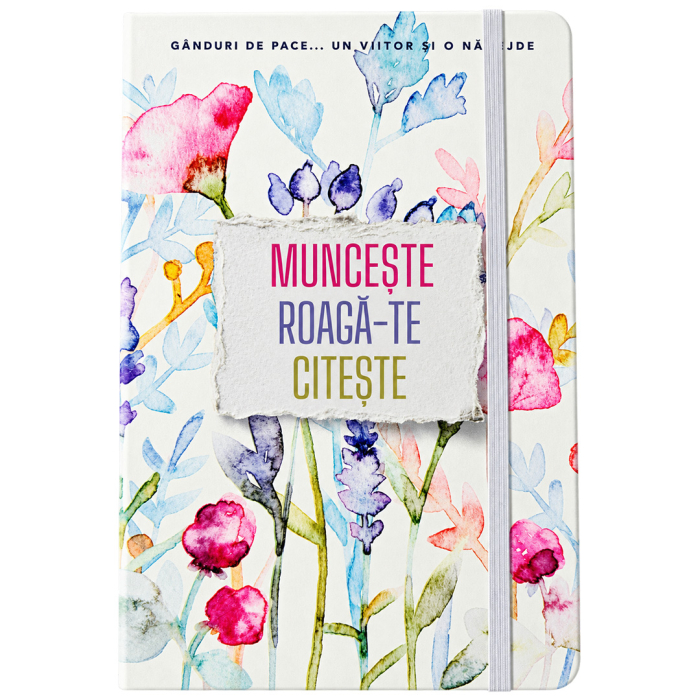 Agenda format A5 personalizata "Munceste, roaga-te, citeste!" [2]