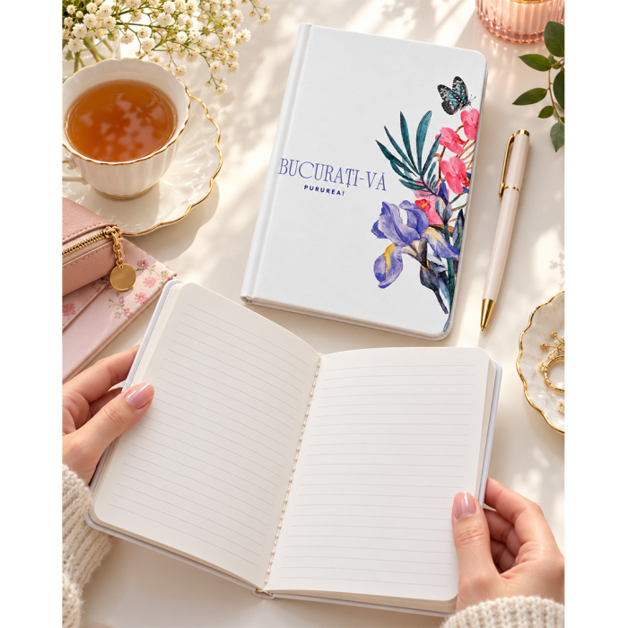 Agenda format A6 personalizata "Bucurati-va pururea!" [10]