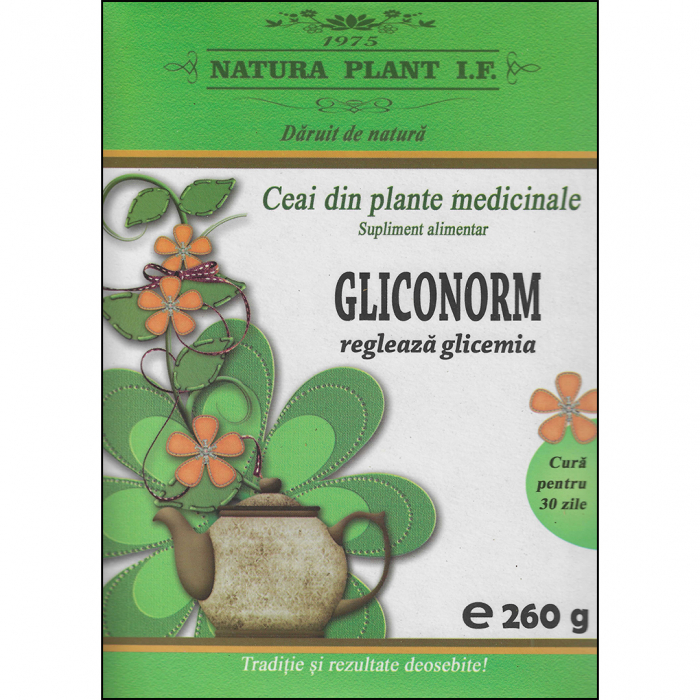 Ceai Gliconorm (pentru diabet) 260gr [1]