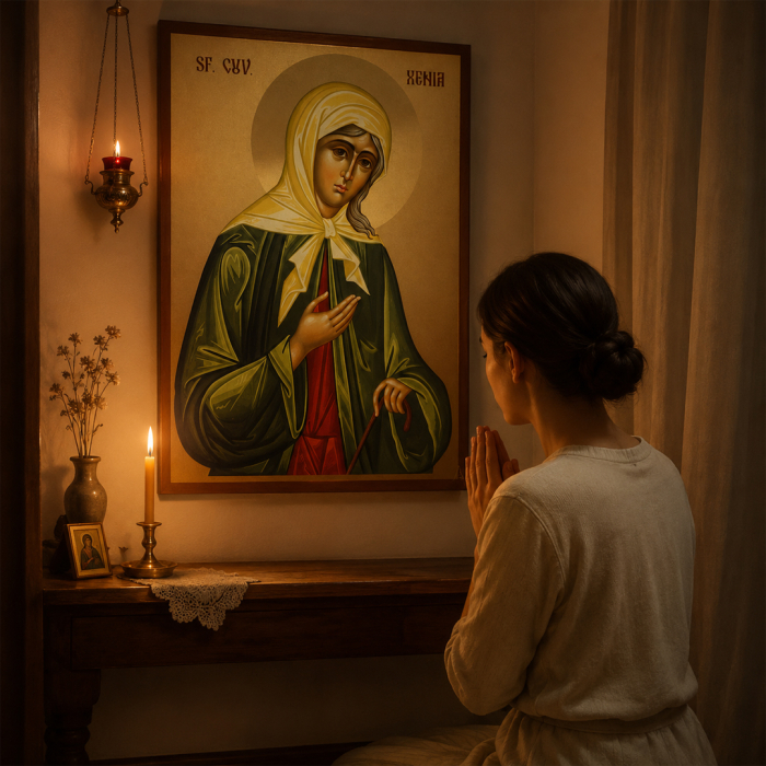Icoană Sfânta Xenia 24 ianuarie [7]