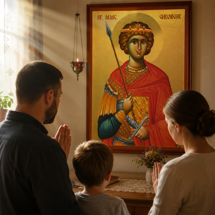 Icoană Sfântul Gheorghe 23 aprilie [10]
