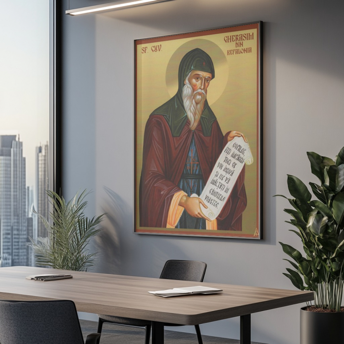 Icoană Sfântul Gherasim Kefalonitul - litografie [7]