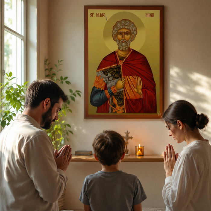 Icoană Sfântul Mina 11 noiembrie [4]