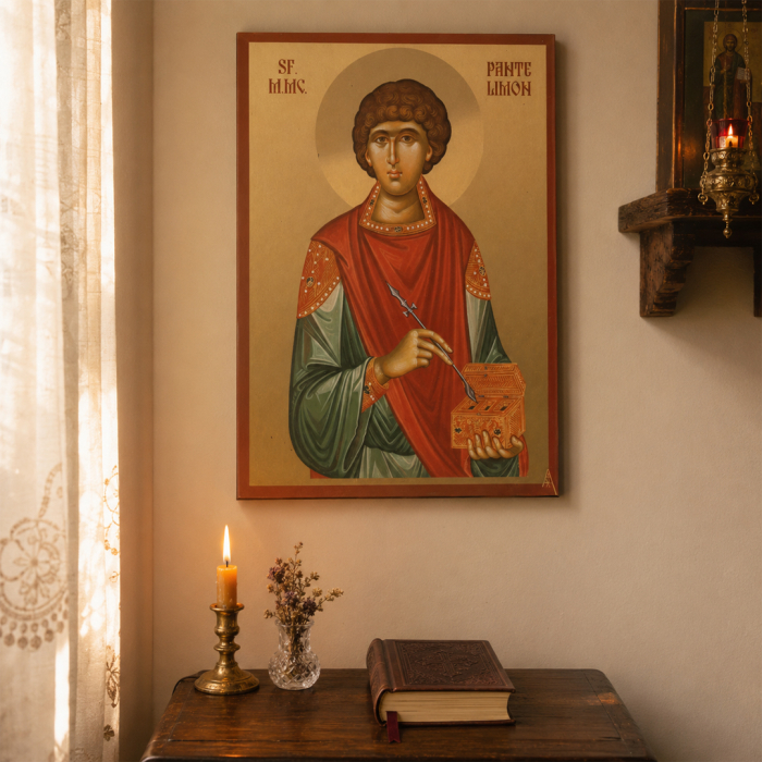 Icoană Sfântul Pantelimon 27 iulie [4]